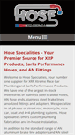 Mobile Screenshot of hosespecialties.com